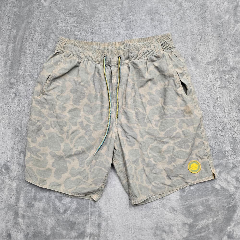 Marsh Wear Mens Size Medium 28W Grey Camo Performance Fishing Shorts